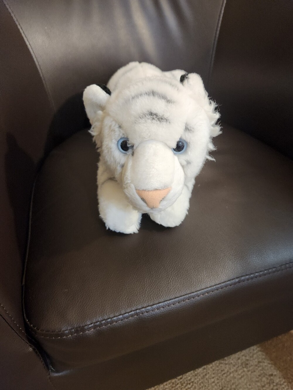 Brand New No Tags Plush White Tiger Stuffed Animal